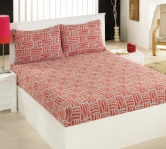 YARN DYED JACQUARD FITTED SHEET