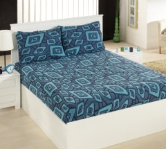 YARN DYED JACQUARD FITTED SHEET