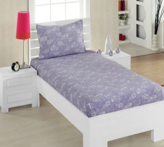 COTTON - POLYESTER JACQUARD FITTED SHEET