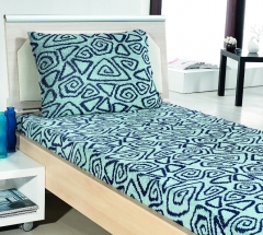 COTTON - POLYESTER JACQUARD FITTED SHEET