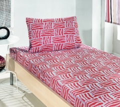 COTTON - POLYESTER JACQUARD FITTED SHEET